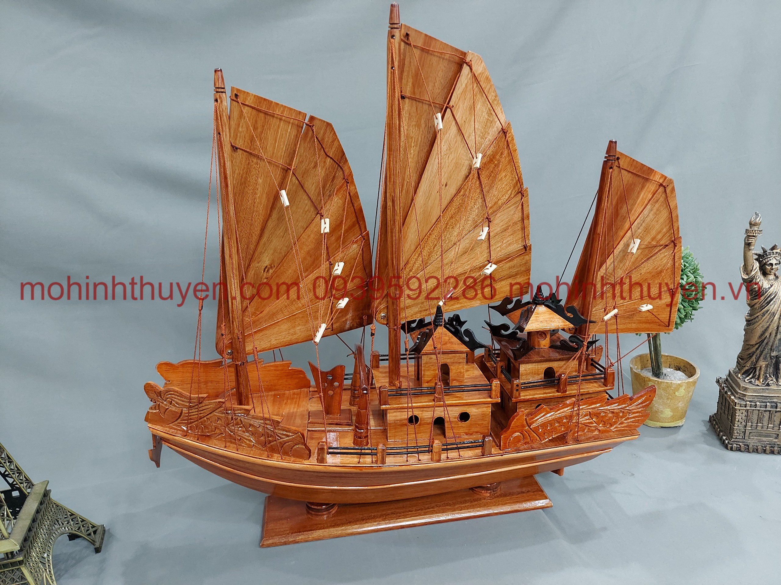 Mô hình thuyền buồm Tại Hà Nội  Đồ gỗ Thang Nhung
